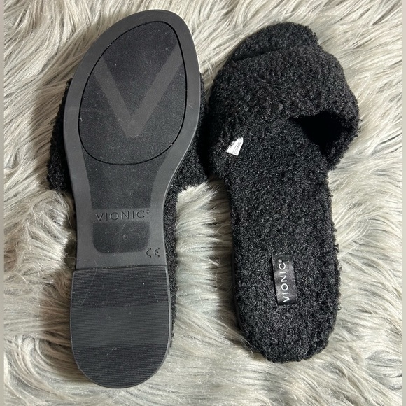 Vionic Demi Women's Heeled Slide Sandal Black Size 7.5 - Picture 7 of 8